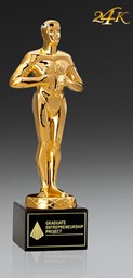 Zeige Details für Classic Achievement Award 24K vergoldet Black Marble Base Bild von Classic Achievement Award 24K vergoldet Black Marble Base